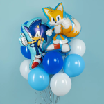 Шар (26''/66 см) Фигура, Соник, Тейлз, 1 шт., L237