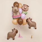 Шар 3D (24''/61 см) Фигура, Капибара, 1 шт., 27114