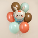 Шар (23''/58 см) Фигура, Кексик с зайчиком, 1 шт., 27200