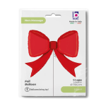 Шар (41''/104 см) Фигура, Бант, Красный, 1 шт. в уп., 25589-P