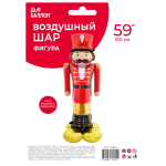 Шар 3D (59''/150 см) Фигура на подставке, Щелкунчик, 1 шт. в уп., 24867