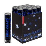 Пневмохлопушка (12/30 см), Звезды фольга, Синий, 1 шт., 823123