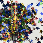 Пневмохлопушка (12/30 см), Комиксы, СДР, Звезды фольга, Ассорти, 1 шт., 923009