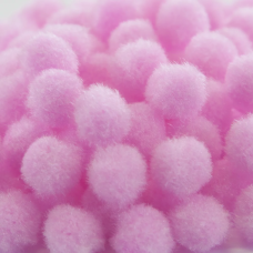 Декоративное украшение Помпончики, 1 см. Розовый, 100 шт., 6231517