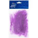 Перья, Премиум, Сиреневый, 12-15 см, 30 шт., 6015508