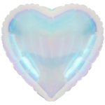 Шар (24''/61 см) Сердце, Зеркальный, Хамелеон, 1 шт. в уп., 24970