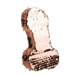 Пиньята на Девичник, Розовое Золото, Металлик, 51*30*10 см, 1 шт. в упак. , 6233144