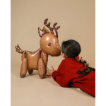 Шар (26''/66 см) Фигура 3D, Новогодний олененок, 1 шт. в уп., G72210-P