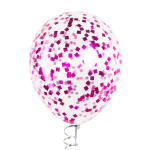 Конфетти фольга Квадрат, Фуксия, Металлик, 1 см, 50 г., 6015322