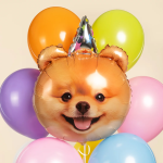 Шар (28''/71 см) Фигура, Собачка в колпачке, 1 шт. в уп., 26959