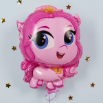 Шар (28''/71 см) Фигура, Маленькая пони, Розовый, 1 шт., 23865