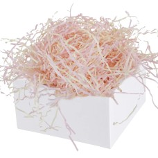 Наполнитель для коробок, бумага, Микс, Кремовый/Розовый, 50 г., H093