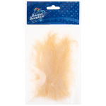 Перья, Премиум, Персиковый, 12-15 см, 30 шт., 6015516