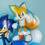 Шар (26''/66 см) Фигура, Соник, Тейлз, 1 шт., L237