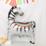 Шар (35''/89 см) Фигура, Зебра, 1 шт., 23132