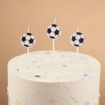 Свечи Фигура, Футбольный мяч, 5 шт. с держат., 803035