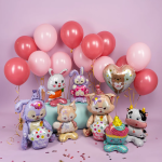 Шар 3D (19''/48 см) Фигура на подставке, Кекс, 1 шт. в уп., 24553