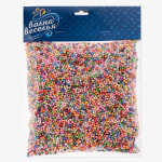 Шарики пенопласт, Ассорти, 2-4 мм, 10 гр., 521320