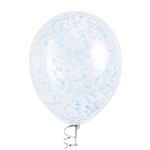 Конфетти тишью Круг, Голубой, 1 см, 50 г., 6015232