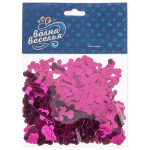 Конфетти на Девичник, Фуксия, 1,5*0,8 см, 15 г., 6233146