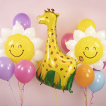 Шар (36''/91 см) Цветок, Ромашка Солнышко, 1 шт., 23377