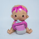 Шар (20''/51 см) Фигура 3D, Малышка Девочка, 1 шт. в уп., 24887