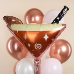Шар (44''/112 см) Фигура, Бокал Мартини, Розовый, 1 шт. в уп., 27448P