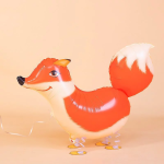 Шар 3D (33''/84 см) Ходячая Фигура, Лиса, 1 шт., 23877