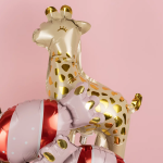 Шар с клапаном (16''/41 см) Мини-фигура, Жираф, 1 шт., 23618