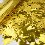 Пневмохлопушка (24/60 см), Волны, Звезды фольга, Золото, 1 шт., 823172