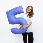 Шар (40''/102 см) Цифра, 5, Голубой Лотос, Матовый, 1 шт. в уп., 400500MLUB-P