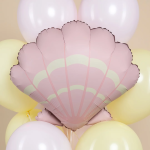 Шар (26''/66 см) Фигура, Морская ракушка, Розовый, Сатин, 1 шт., 27506