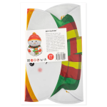 Шар с клапаном (17''/43 см) Мини-фигура, Снеговик в шапочке, 5 шт. в уп., 26845