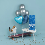 Шар 3D (24''/61 см) Ходячая Фигура, Пятнистый котенок, 1 шт., 24561