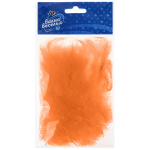 Перья, Премиум, Оранжевый, 12-15 см, 30 шт., 6015505