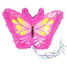 Пиньята Бабочка, Розовый, 34*49*12 см, 1 шт. в упак. , 6012356-BX