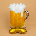 Шар 3D (60''/152 см) Фигура на подставке, Кружка пива, 1 шт. в уп., 24040