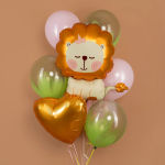 Шар (30''/76 см) Фигура, Львенок, Сатин, 1 шт. в уп., 26295PL