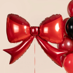 Шар (41''/104 см) Фигура, Бант, Красный, 1 шт. в уп., 25589-P