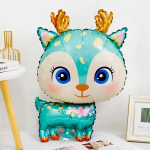 Шар (29''/74 см) Фигура, Олененок, Мятный, 1 шт., 21977