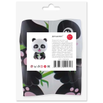 Шар с клапаном (17''/43 см) Мини-фигура, Панда, 5 шт. в уп. (цв.этик.), 23616S5