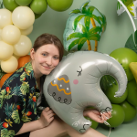 Шар (28''/71 см) Фигура, Слоненок, 1 шт., 23997