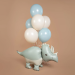 Шар (40''/102 см) Фигура 3D, Динозавр Трицератопс, Сатин, 1 шт., 27011