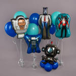 Шар (26''/66 см) Фигура, Герой Игры, Дизайн №2, 1 шт., 24831