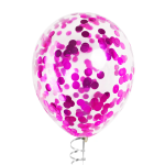 Конфетти фольга Круг, Фуксия, Металлик, 2 см, 50 г., 6015424