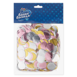 Конфетти фольга Круг, Ассорти Делюкс, Металлик, 2 см, 50 г., 6015438