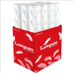 Пневмохлопушка (12/30 см), Большого Счастья, Перья, Белый, 1 шт., 823184