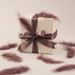 Перья, Премиум, Ретро Какао, 12-15 см, 30 шт., 6015545