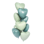 Шар (19''/48 см) Сердце, Бриз, 1 шт., 224227