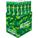 Пневмохлопушка (12/30 см), С Праздником!, Звезды фольга, Зеленый/Золото, 1 шт., 823187